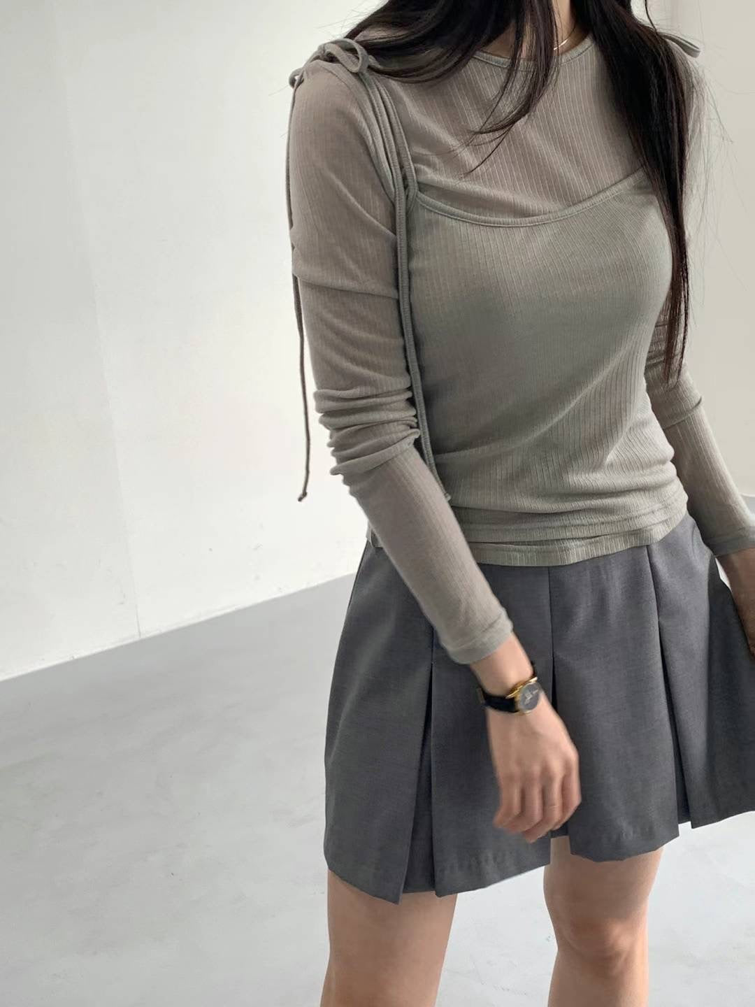 Elara Sheer Layered Top