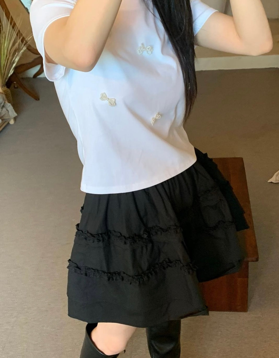 Twinkle Bow Tee