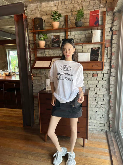 No Inspiration Oversized Long Sleeve